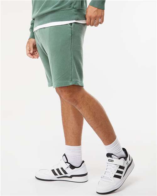 Independent Trading Co. PRM50STPD Unisex Pigment-Dyed Fleece Shorts in 