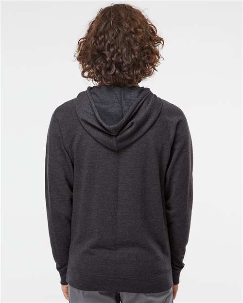 Independent Trading Co. SS1000 Unisex Icon Lightweight Loopback Terry Hooded Sweatshirt in 