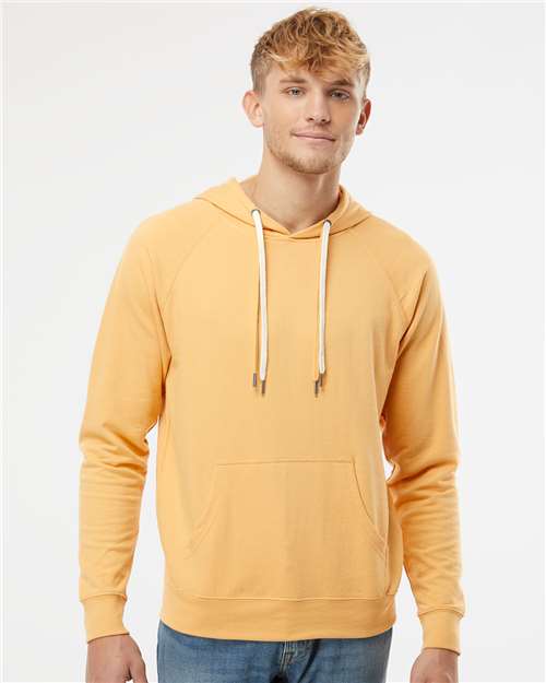 Independent Trading Co. SS1000 Unisex Icon Lightweight Loopback Terry Hooded Sweatshirt in 