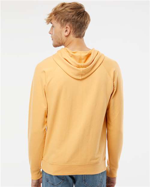 Independent Trading Co. SS1000 Unisex Icon Lightweight Loopback Terry Hooded Sweatshirt in 
