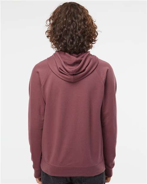Independent Trading Co. SS1000 Unisex Icon Lightweight Loopback Terry Hooded Sweatshirt in 