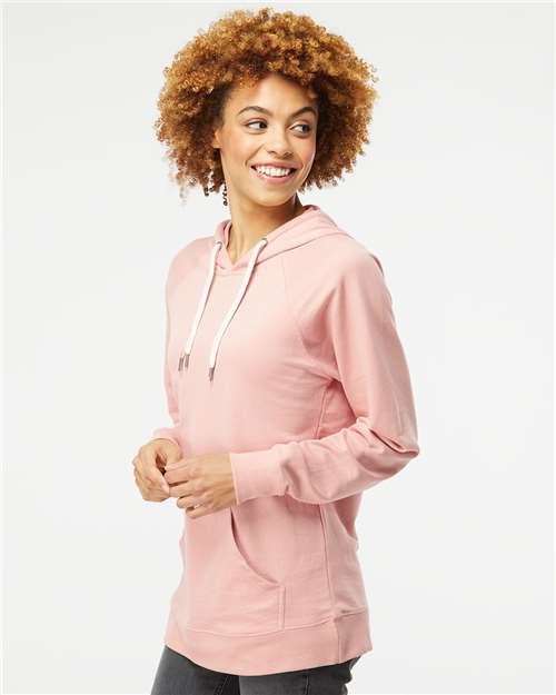 Independent Trading Co. SS1000 Unisex Icon Lightweight Loopback Terry Hooded Sweatshirt in 