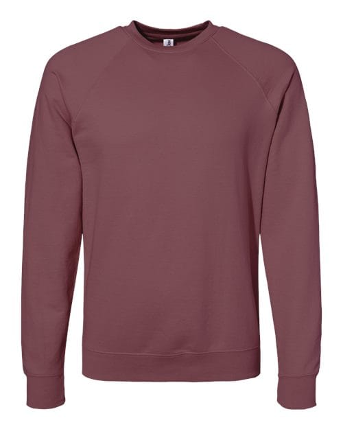 Independent Trading Co. SS1000C Unisex Icon Lightweight Loopback Terry Crewneck Sweatshirt in 