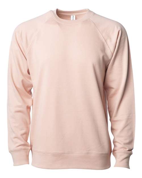 Independent Trading Co. SS1000C Unisex Icon Lightweight Loopback Terry Crewneck Sweatshirt in 
