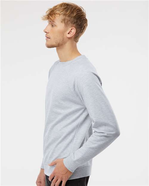 Independent Trading Co. SS1000C Unisex Icon Lightweight Loopback Terry Crewneck Sweatshirt in 