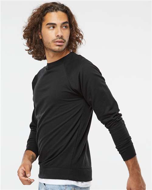 Independent Trading Co. SS1000C Unisex Icon Lightweight Loopback Terry Crewneck Sweatshirt in 