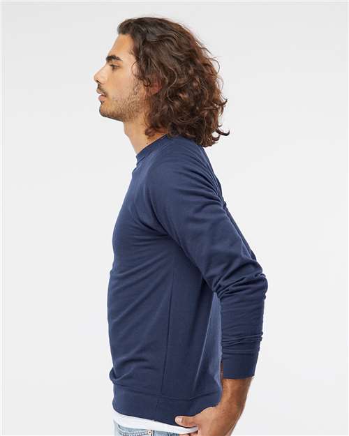 Independent Trading Co. SS1000C Unisex Icon Lightweight Loopback Terry Crewneck Sweatshirt in 