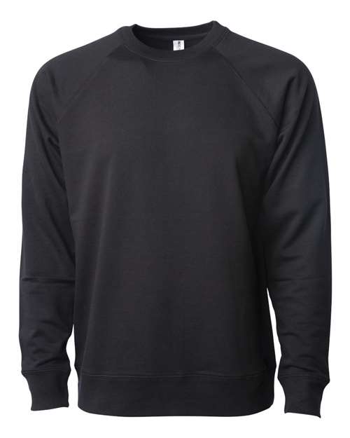 Independent Trading Co. SS1000C Unisex Icon Lightweight Loopback Terry Crewneck Sweatshirt in 