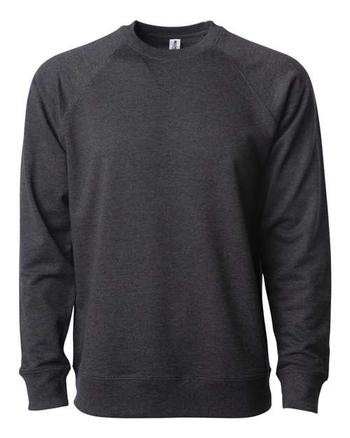Independent Trading Co. SS1000C Unisex Icon Lightweight Loopback Terry Crewneck Sweatshirt in 