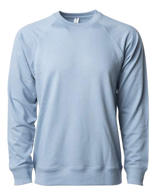 Independent Trading Co. SS1000C Unisex Icon Lightweight Loopback Terry Crewneck Sweatshirt in 