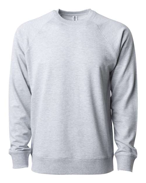 Independent Trading Co. SS1000C Unisex Icon Lightweight Loopback Terry Crewneck Sweatshirt in 