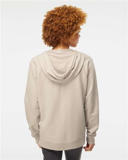 Independent Trading Co. SS1000Z-Unisex Icon Lightweight Loopback Terry Full-Zip Hooded Sweatshirt in 