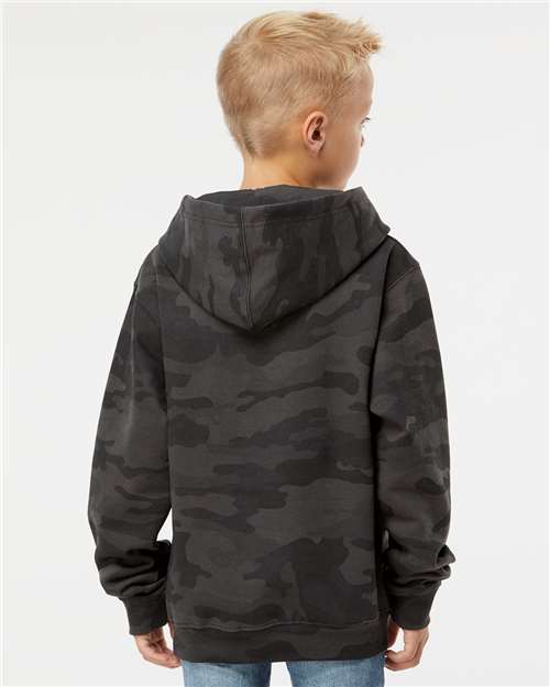 Independent Trading Co. SS4001Y-Youth Midweight Hooded Sweatshirt in 