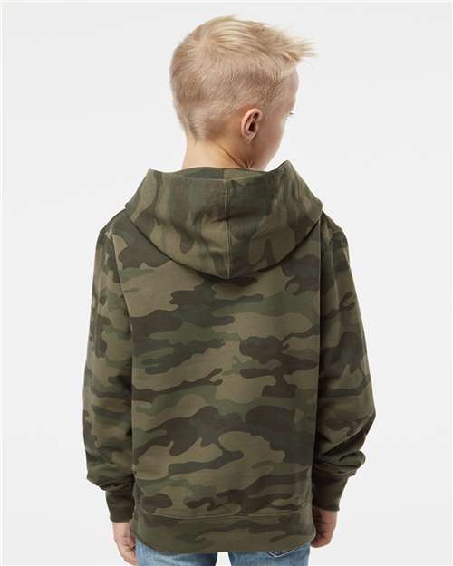 Independent Trading Co. SS4001Y-Youth Midweight Hooded Sweatshirt in 