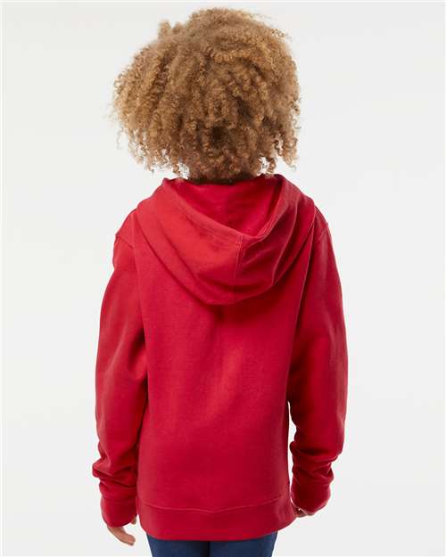 Independent Trading Co. SS4001Y-Youth Midweight Hooded Sweatshirt in 