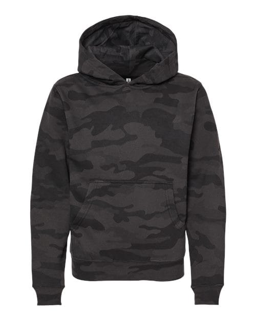 Independent Trading Co. SS4001Y-Youth Midweight Hooded Sweatshirt in 