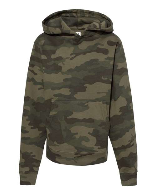 Independent Trading Co. SS4001Y-Youth Midweight Hooded Sweatshirt in 