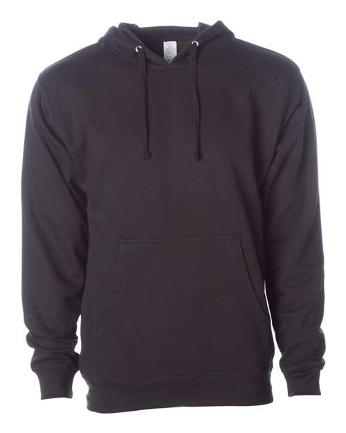 Independent Trading Co. SS4500 Unisex Midweight Hooded Sweatshirt in Black