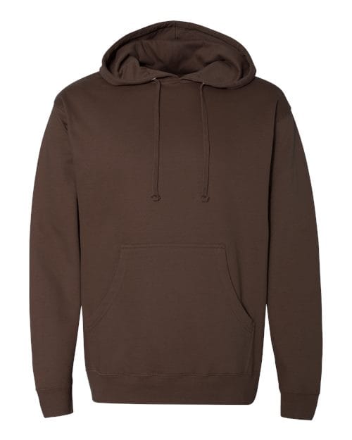 Independent Trading Co. SS4500 Unisex Midweight Hooded Sweatshirt in Brown