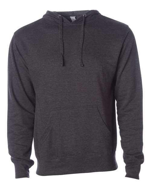 Independent Trading Co. SS4500 Unisex Midweight Hooded Sweatshirt in Charcoal Heather