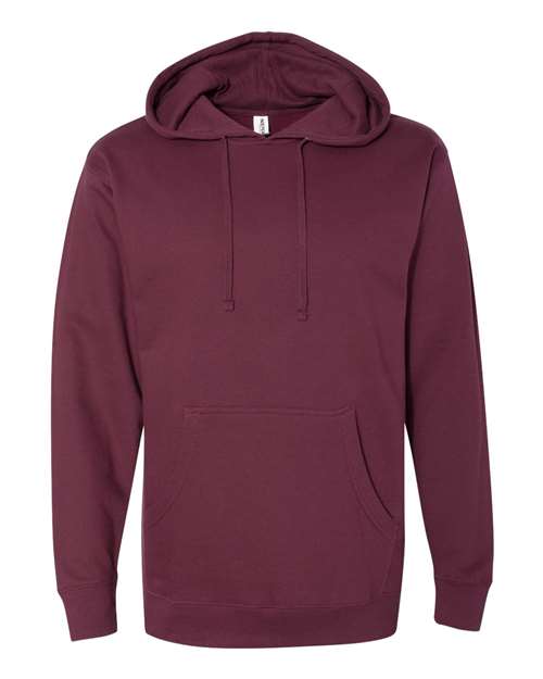 Independent Trading Co. SS4500 Unisex Midweight Hooded Sweatshirt in Maroon