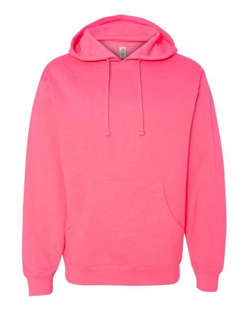Independent Trading Co. SS4500 Unisex Midweight Hooded Sweatshirt in Neon Pink