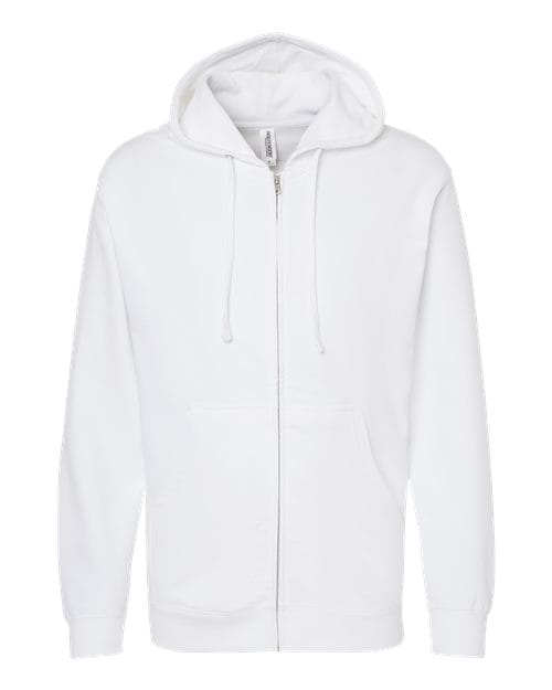 Independent Trading Co. SS4500Z-Unisex Midweight Full-Zip Hooded Sweatshirt in 