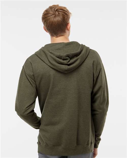 Independent Trading Co. SS4500Z-Unisex Midweight Full-Zip Hooded Sweatshirt in 