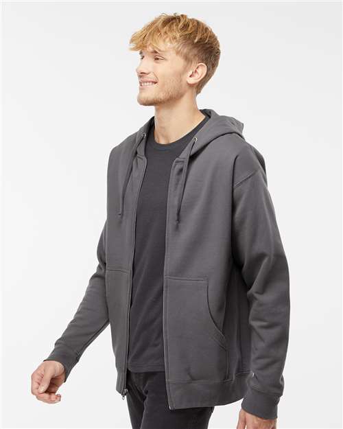 Independent Trading Co. SS4500Z-Unisex Midweight Full-Zip Hooded Sweatshirt in 
