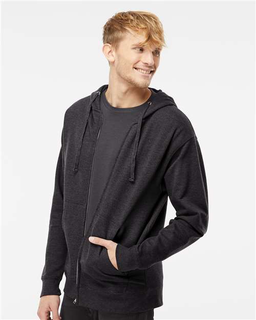 Independent Trading Co. SS4500Z-Unisex Midweight Full-Zip Hooded Sweatshirt in 