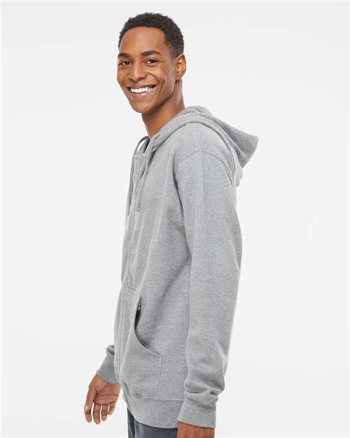Independent Trading Co. SS4500Z-Unisex Midweight Full-Zip Hooded Sweatshirt in 