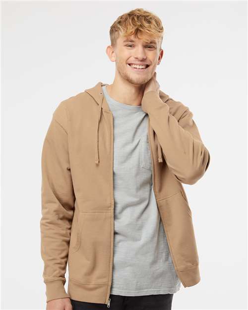 Independent Trading Co. 1829 Independent Trading Co. SS4500Z-Unisex Midweight Full-Zip Hooded Sweatshirt