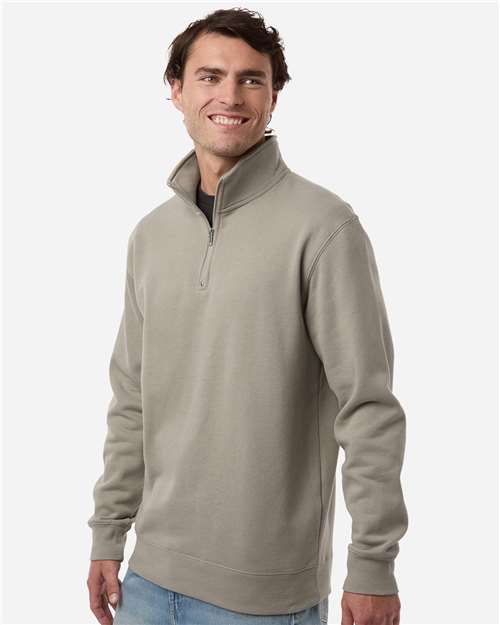 Independent Trading Co. SS4600QZ-Unisex Midweight Quarter-Zip Pullover in 