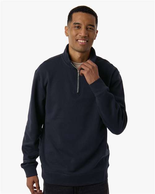 Independent Trading Co. SS4600QZ-Unisex Midweight Quarter-Zip Pullover in Classic Navy