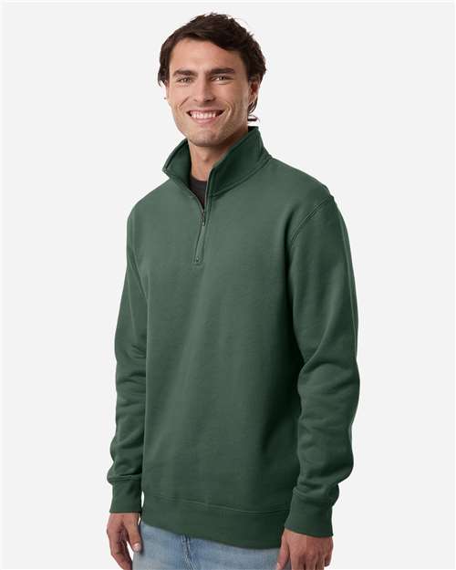Independent Trading Co. SS4600QZ-Unisex Midweight Quarter-Zip Pullover in 
