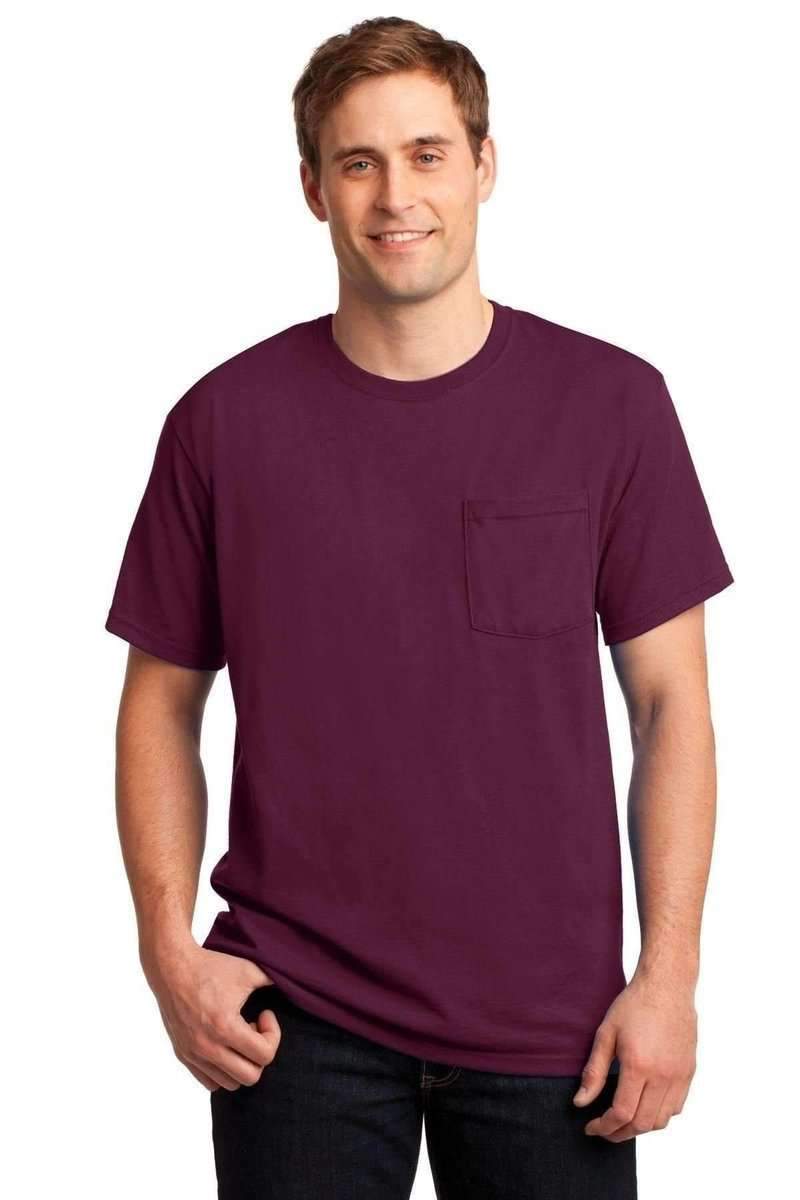 JERZEES 29P: Dri-Power Active 50/50 Cotton/Poly Pocket T Shirt in 