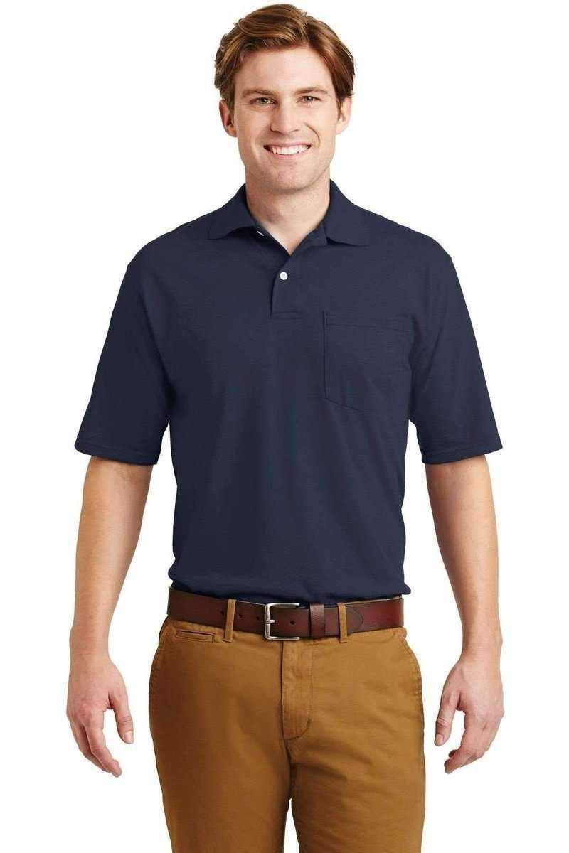 JERZEES 436P: SpotShield Jersey Wholesale Polo T Shirt in Navy