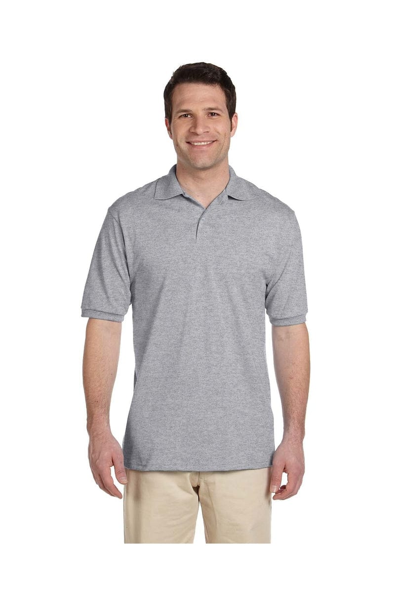 JERZEES 437: SpotShield Jersey Knit Sport Shirt in Oxford