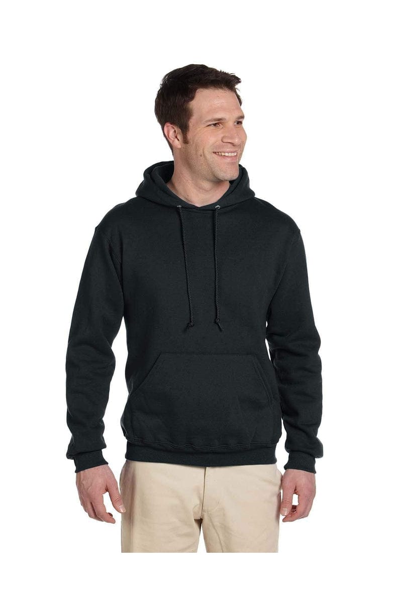 JERZEES 4997: Blank Hoodie in Black
