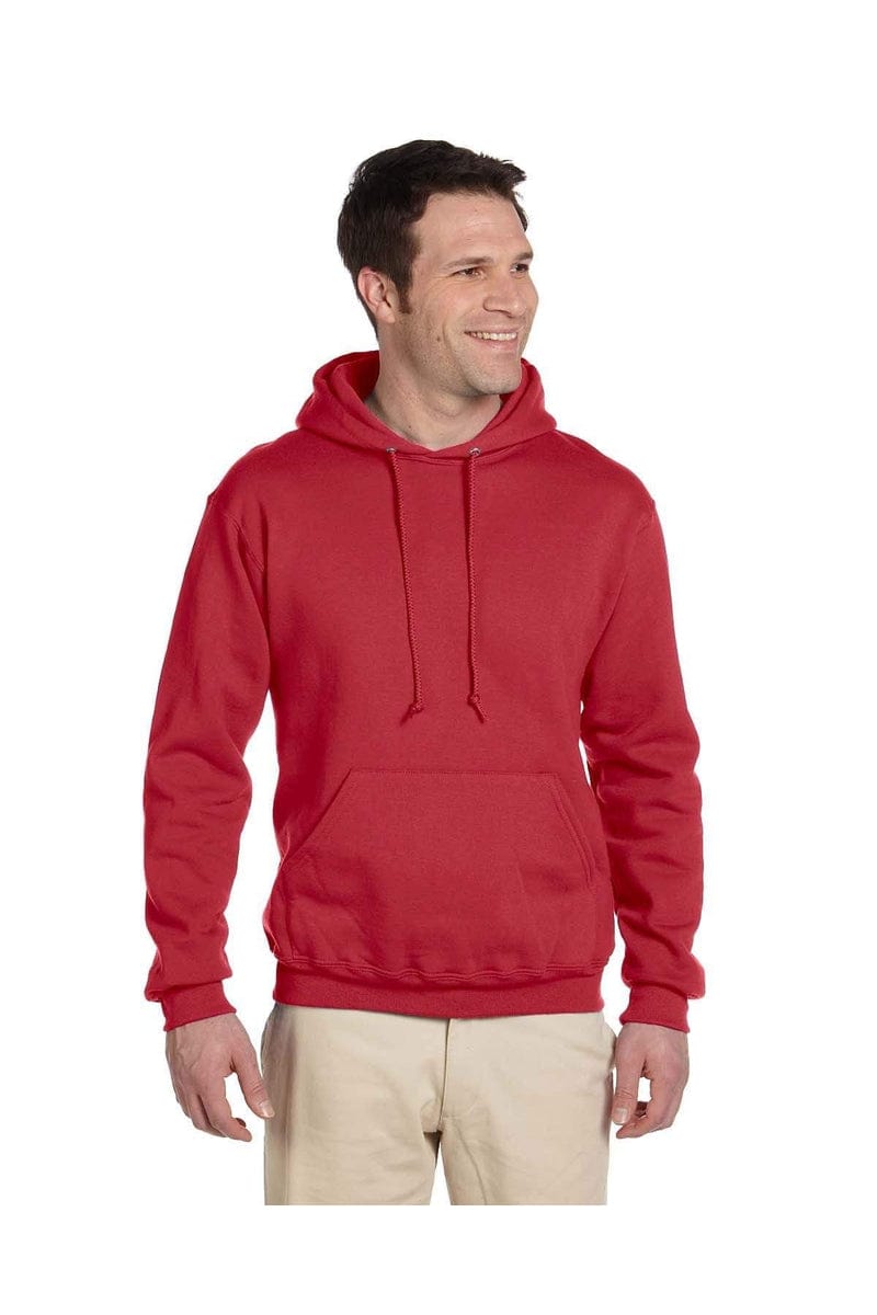 JERZEES 4997: Blank Hoodie in True Red