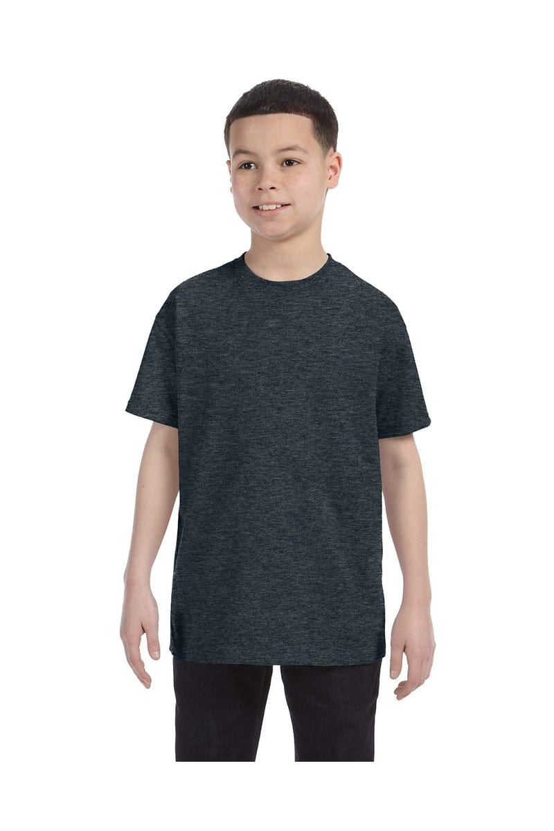 Jerzees 29B: Youth DRI-POWER® ACTIVE T-Shirt in Black Heather