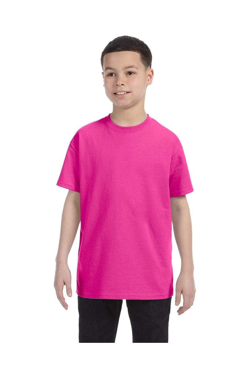 Jerzees 29B: Youth DRI-POWER® ACTIVE T-Shirt in Cyber Pink