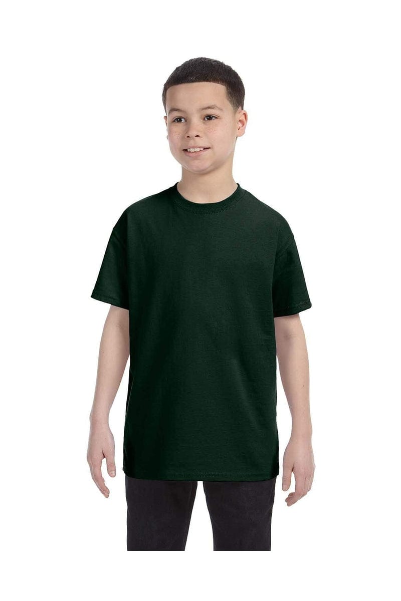 Jerzees 29B: Youth DRI-POWER® ACTIVE T-Shirt in Forest Green