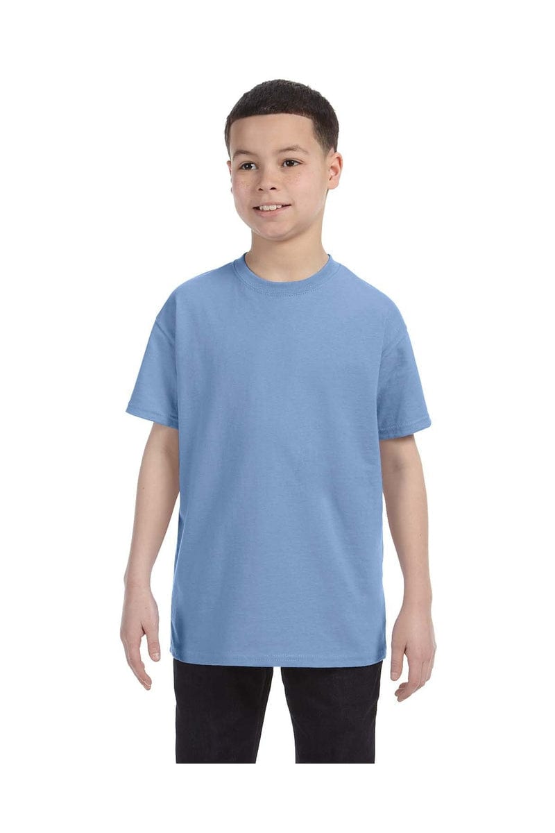 Jerzees 29B: Youth DRI-POWER ACTIVE T-Shirt in Light Blue
