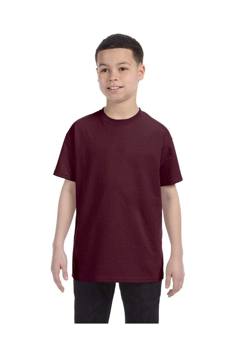 Jerzees 29B: Youth DRI-POWER ACTIVE T-Shirt in Maroon