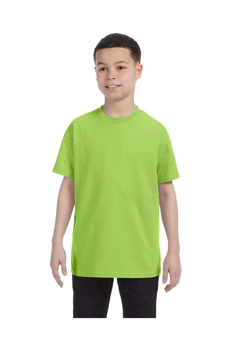 Jerzees 29B: Youth DRI-POWER ACTIVE T-Shirt in Neon Green