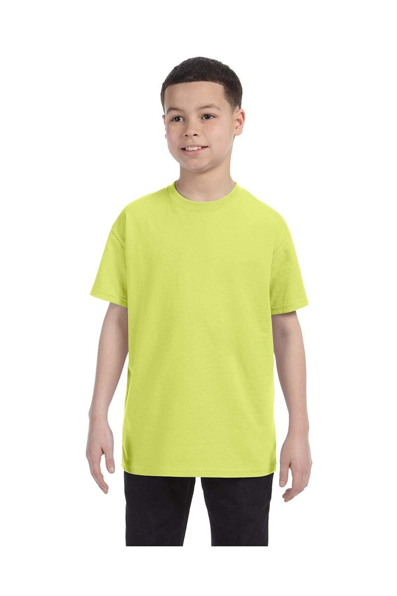 Jerzees 29B: Youth DRI-POWER ACTIVE T-Shirt in Safety Green