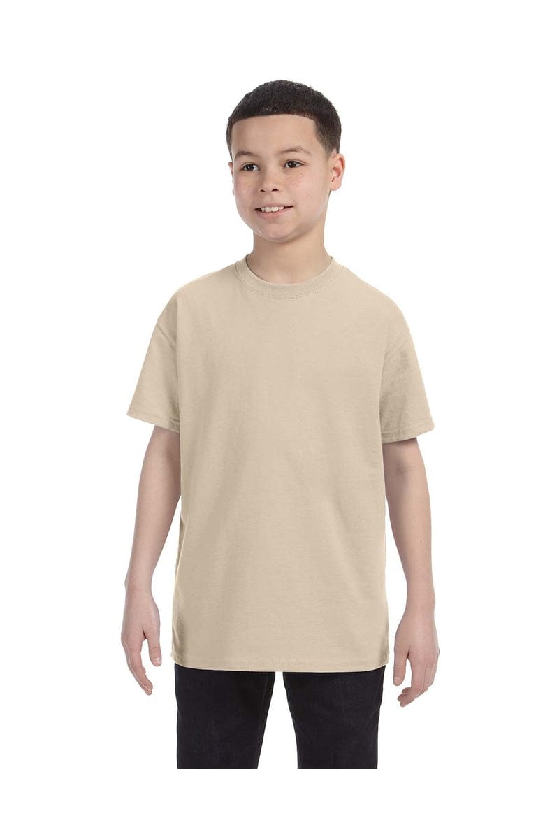 Jerzees 29B: Youth DRI-POWER ACTIVE T-Shirt in Sandstone