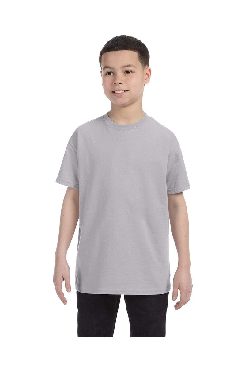Jerzees 29B: Youth DRI-POWER ACTIVE T-Shirt in Silver