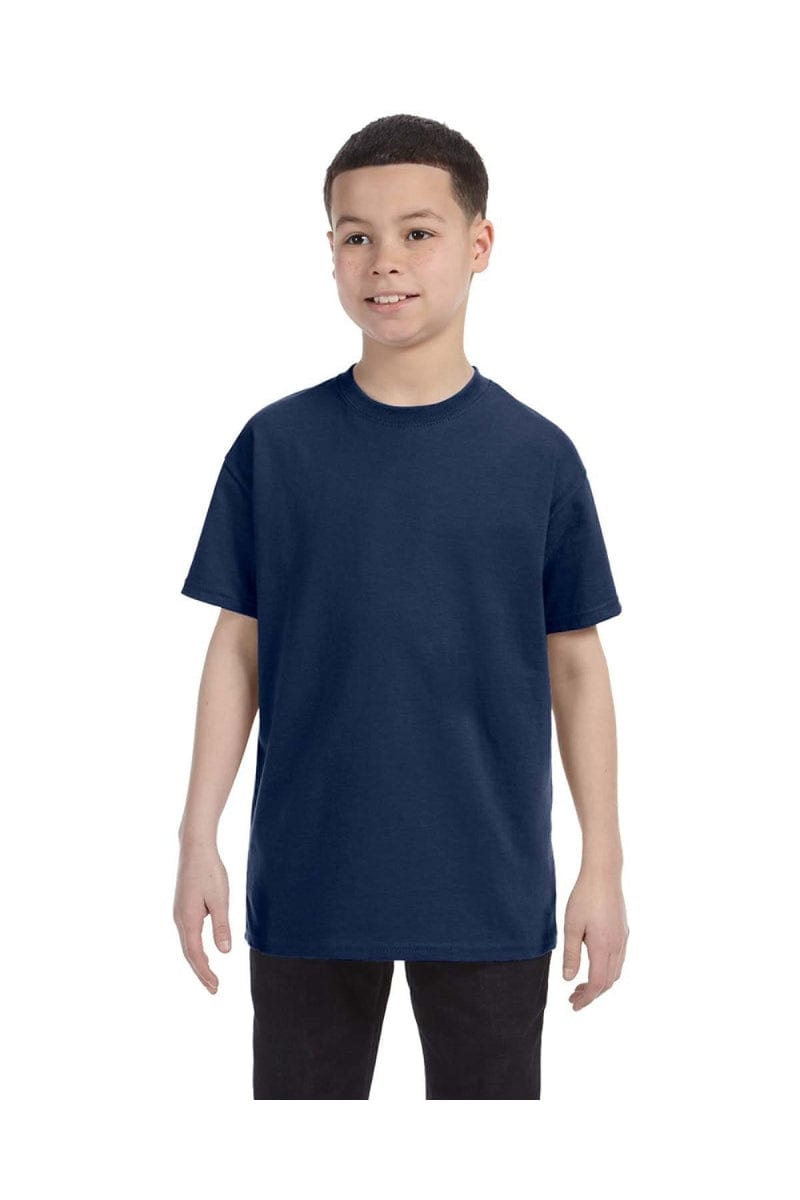 Jerzees 29B: Youth DRI-POWER ACTIVE T-Shirt in Vintage Hth Navy